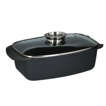 Aromabräter 5,5 L mit Glasdeckel