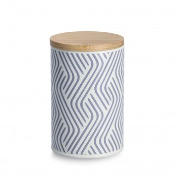 Vorratsdose Metall mit Holzdeckel 1000 ml