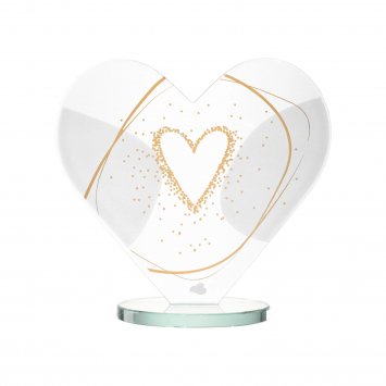 Deko Herz Glas EMOZIONE Herz