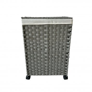 Wäschesammler 40 Liter Briena Grau