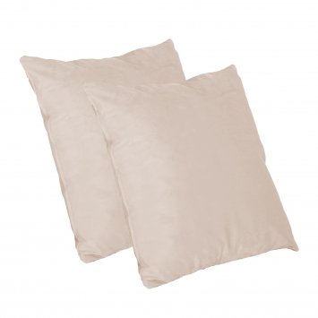 Kissen Nathalie Unifarben 2er-Set Beige