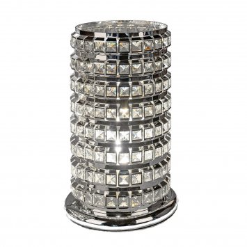 Tischleuchte Touchfunktion Kristalle