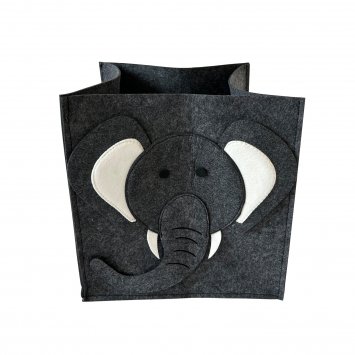 Aufbewahrungskorb Elefant eckig