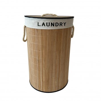 Wäschesammler 66 Liter Briena rund