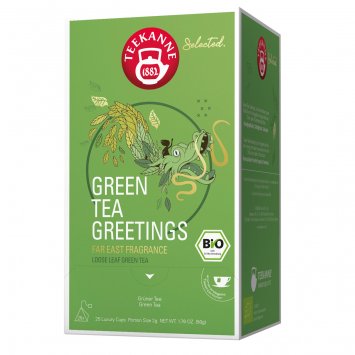 Bio Lux. Cup Green Tea Greetings RFA