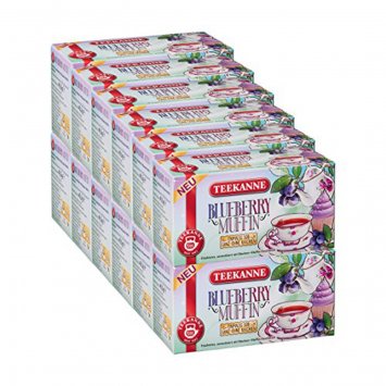 Teekanne Blueberry Muffin Einmalig und Süß Früchtetee 12er Pack