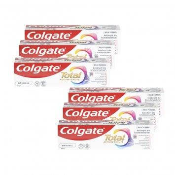 Colgate Total Original Zahnpasta mit Fluorid Schutz 75ml 6er Pack