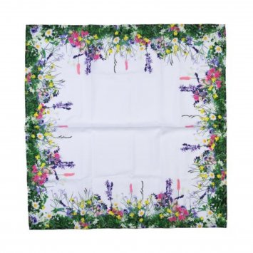 Mitteldecke ca. 85 x 85 cm Wiesenblumen