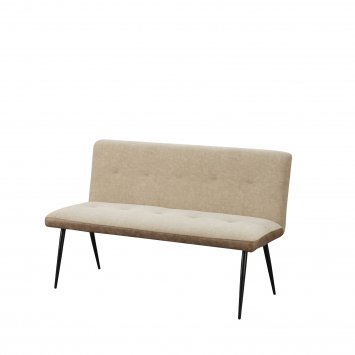 Bank 3-Sitzer Antikbraun/Taupe Joschka