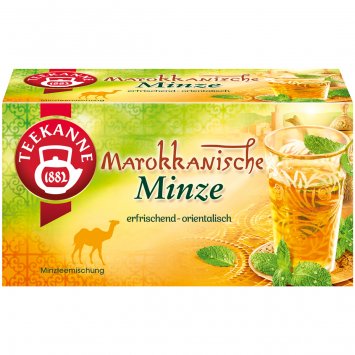 Teekanne Marokkanische Minze Minztee erfrischend orientalisch 36g