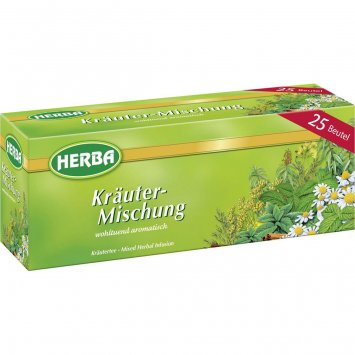 Herba Kräutermischung aromatischer Kräutertee mit Pfefferminze 37g