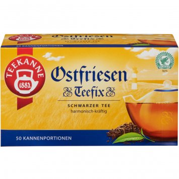 Teekanne Ostfriesen Teefix Schwarzer Tee harmonisch kräftig 140g
