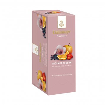 Dallmayr Früchtetee Früchtezauber 25 Beutel kuvertiert Packung 63g