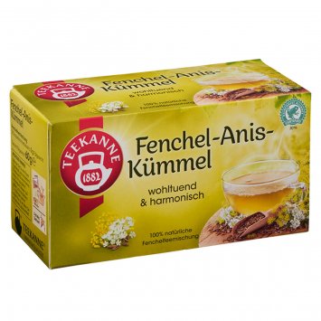 Teekanne Fixfenchel Anis Kümmel Tee 20 x 3g