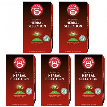 Teekanne Premium Kräutertee aus 8 erlesenen Kräutern 40g 5er Pack