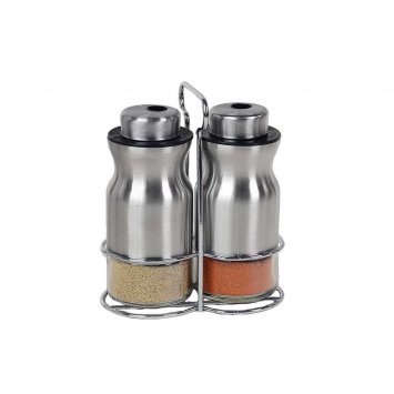Gewürzstreuer 2er-Set mit Ständer