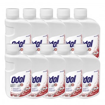 Odol med 3 Zahnfleisch und Mundwasser ohne Alkohol 125ml 10er Pack
