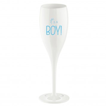 Sektglas 100 ml mit Druck CHEERS No. 1 IT'S A BOY