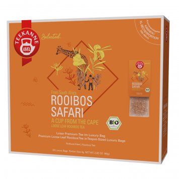 Teekanne Bio Rooibos Safari Luxury Bag 20 Beutel