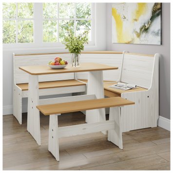 Sitzgruppe 3-teilig Marija Weiß