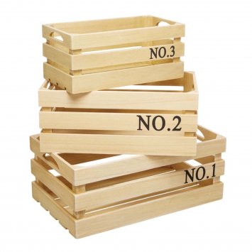 Holzkisten Set 3 Größen