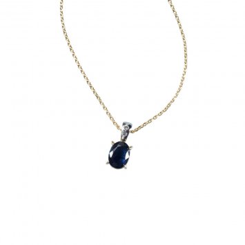 Saphir-Collier „Gloria“