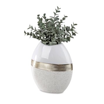 Vase Oval 20 Goldrand