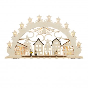 3D Schwibbogen Altstädter Weihnachtsmarkt