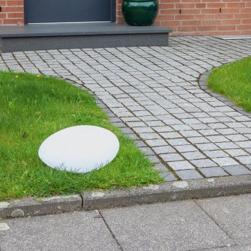 Solar-LED-Steinleuchte