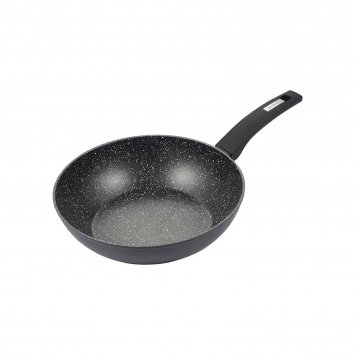 Wok 28 cm Marble Black