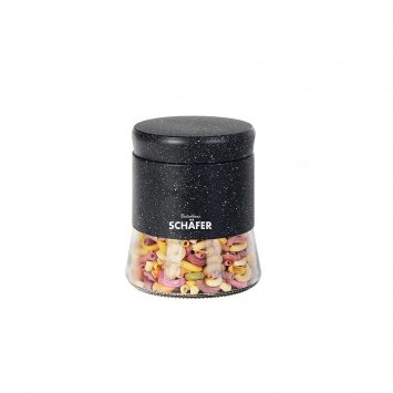 Vorratsdose Marble Black 0,7 Liter