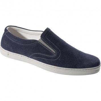 Velours-Slipper mit Gel-Sohle