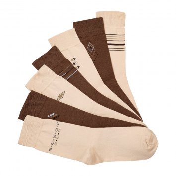 Stretch-Baumwollsocken 7 Paar