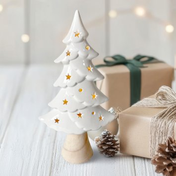 LED Winterbaum mit Leuchtsternen