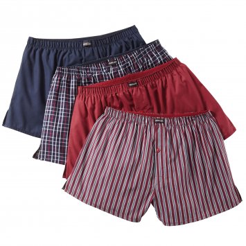 Web-Boxershort im 4er-Set