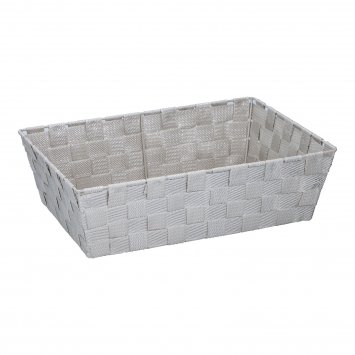 Aufbewahrungskorb grau rechteckig