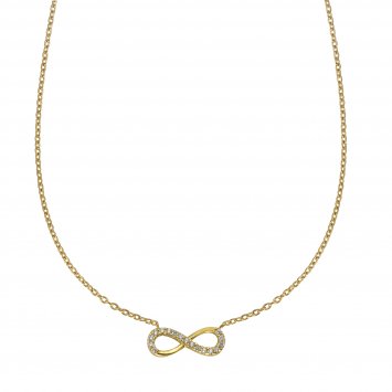 Collier 375/- Gelbgold Zirkonia