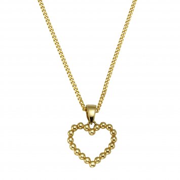 Anhänger mit Kette 375/- Gelbgold