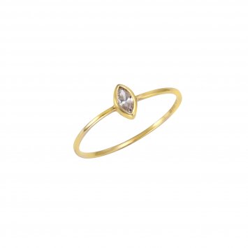 Ring Gold 375 Zirkonia weiß