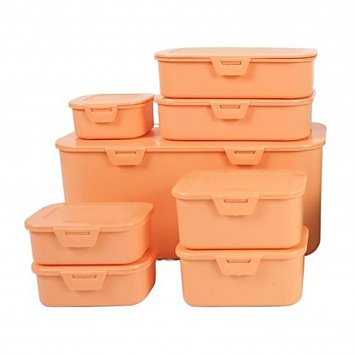 Vorratsdosen-Set 8 Stück Orange