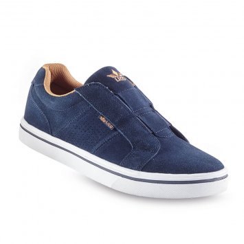 Stretchslipper aus Leder