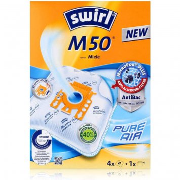 Swirl MicroPor M 50 AirSpace Staubsaugerbeutel 4 Stück pro Packung