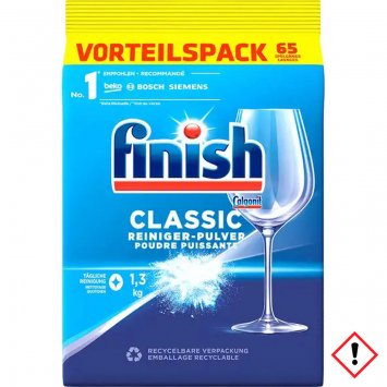 Finish Classic Spülmaschinen Reiniger Pulver Vorteilspack 1300g