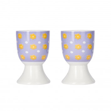 Eierbecher Porzellan 2er-Set Gänseblümchen