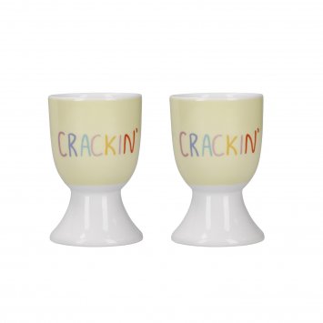 Eierbecher Porzellan 2er-Set CRACKIN'