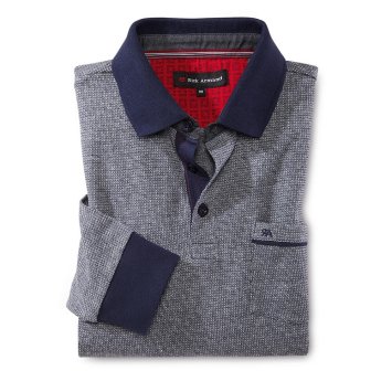 Struktur-Poloshirt