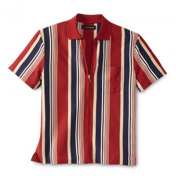 Poloshirt mit Ganzreißverschluss