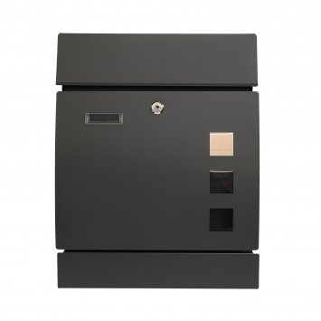 Briefkasten Amin Anthrazit gewölbt