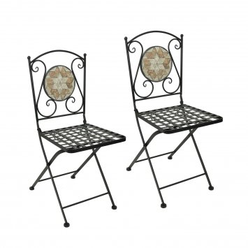 Metallstuhl 2er Set Marokko