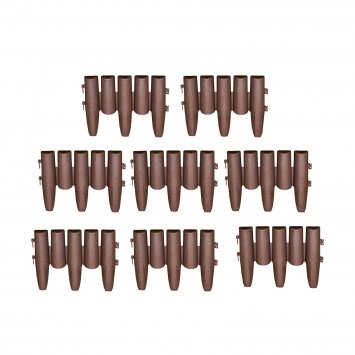 Beeteinfassung Palisade 8-teilig Nessa